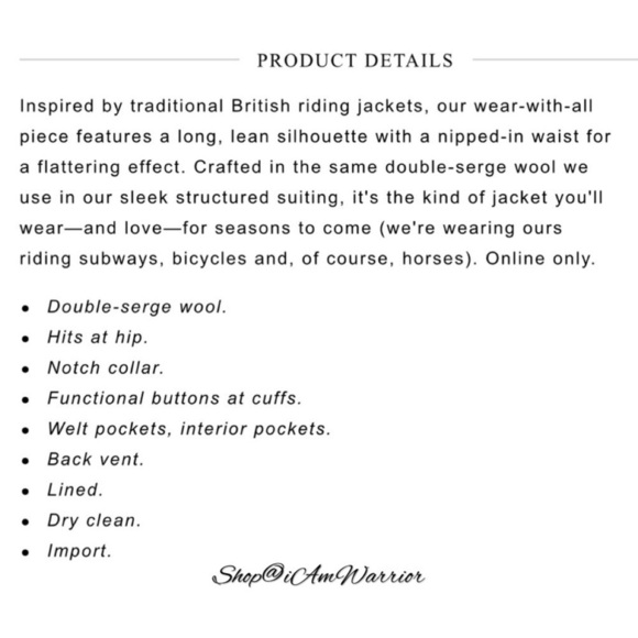 J.Crew NWT pale spearmint wool Hack-ing jacket/blazer *shop@iamwarrior - Picture 5 of 15